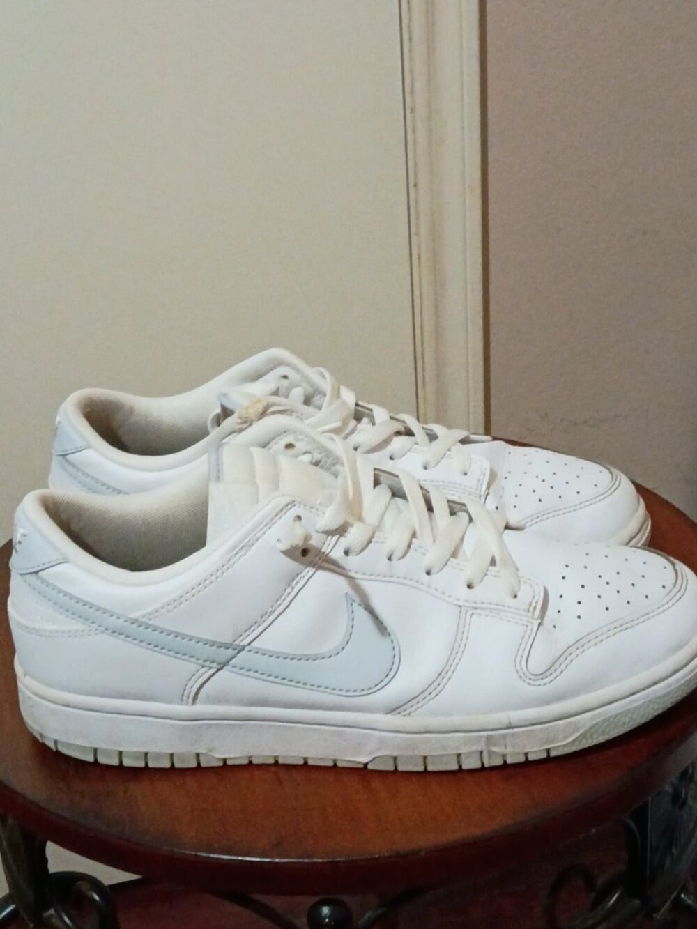 Nike Dunk Low Retro White Pure Platinum DV0831-101 Men's Low Top Sneaker Sz 9